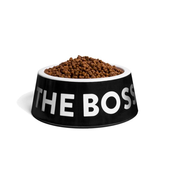Zee.Dog I'M The Boss Black Bowl Large