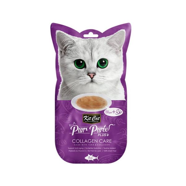 Kitcat 4x15G + Collagen Care (Tuna)